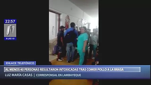 Chiclayo: al menos 40 personas terminaron intoxicadas tras comer pollo a la brasa