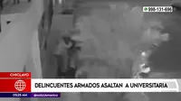 Chiclayo: Delincuentes asaltaron a estudiante