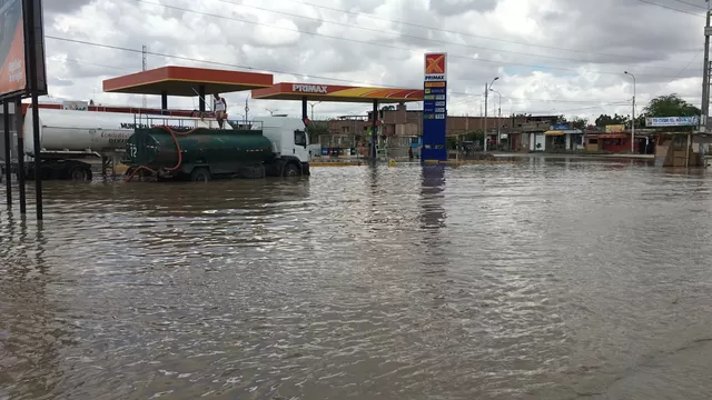 Inundaciones en Chiclayo. Foto: Difusión