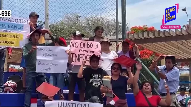Chiclayo: Pobladores exigen a ministra de Vivienda responder por estafa inmobiliaria
