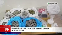 Chiclayo: Policía desarticuló banda que vendía droga por delivery