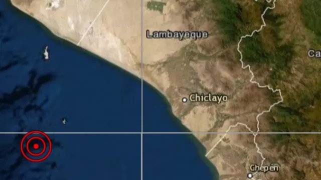 Chiclayo: Se registró temblor de magnitud 4.2