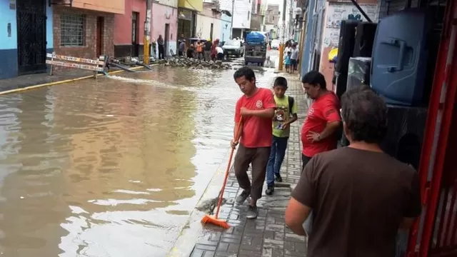 Chiclayo sigue con problemas con su sistema de desagüe. Foto: archivo Perú 21.