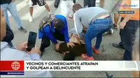 Chiclayo: Vecinos capturan a delincuente que asaltó a universitaria 