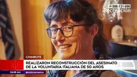 Chimbote: Realizaron reconstrucción del asesinato de misionera italiana de 50 años 