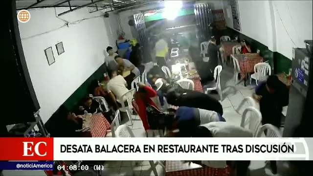 Chimbote: Sujetos desataron balacera en restaurante tras discusión