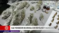 Chorrillos: Cae vendedor de droga con revólver y municiones