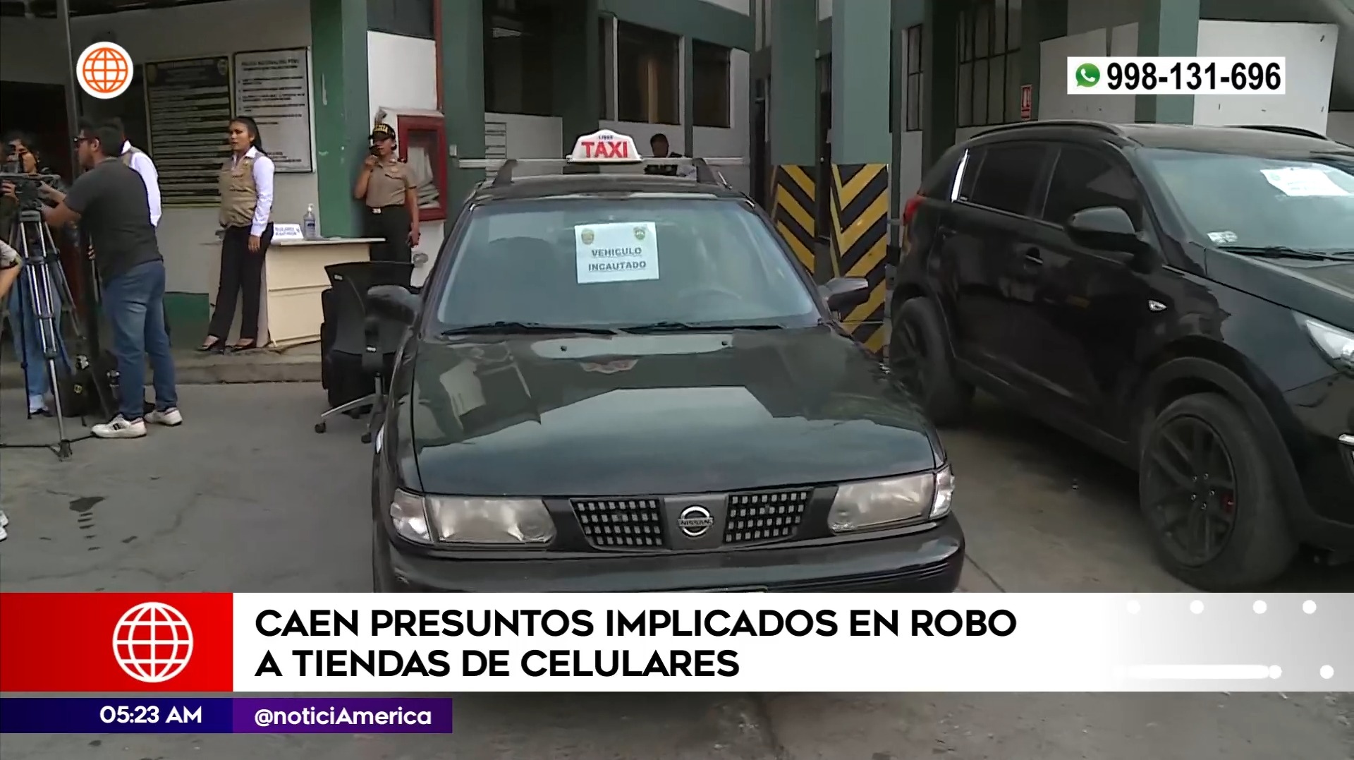 Captura en Chorrillos. Foto: América Noticias