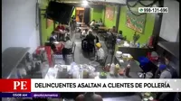 Chorrillos: Delincuentes asaltaron a clientes de pollería