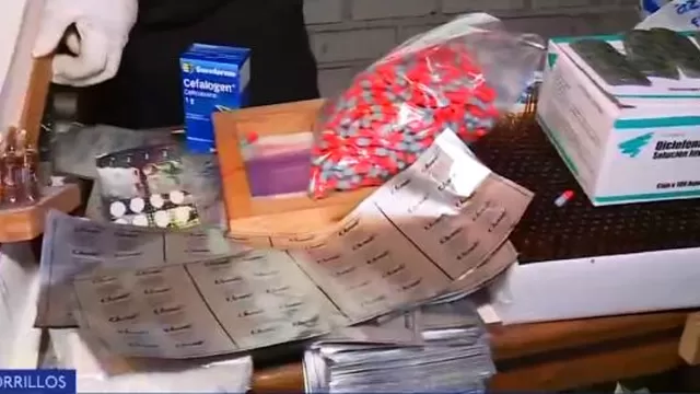 Chorrillos: desbaratan fábrica clandestina donde elaboraban medicinas adulteradas