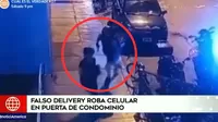 Chorrillos: Falso repartidor de delivery robó celular a hombre 