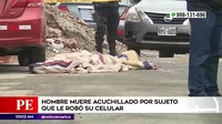 Chorrillos: Hombre muere acuchillado por sujeto que le robó su celular