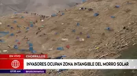 Chorrillos: Invasores ocupan zona intangible del Morro Solar 