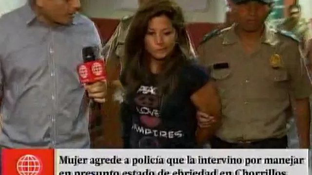 Chorrillos: mujer agredió a policías que la intervinieron