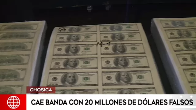 Chosica: cae banda criminal con US$ 20 millones falsos tras intervención