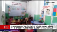 Chosica: Clausuran centro educativo donde había más de 30 niños en un salón