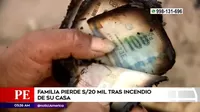 Cieneguilla: Familia perdió 20 mil soles tras incendio en su vivienda