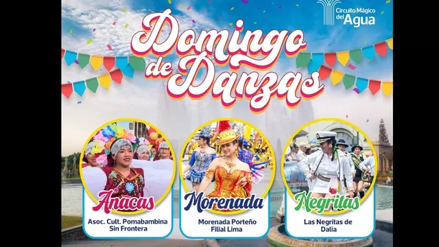 Circuito Mágico del Agua despide los carnavales con danzas y música en vivo