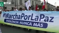 Ciudadanos convocan 'marcha por la paz' en Lima