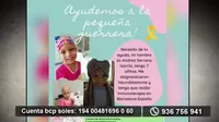 Clonan página de donaciones para niña que lucha contra el cáncer