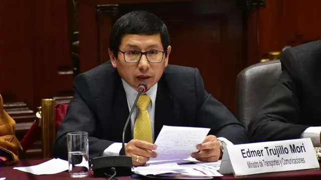 El ministro Trujillo dijo que en el MTC actúan de acuerdo a ley. Foto: MTC