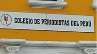 Colegio de Periodistas del Perú rechaza informe preliminar de la OEA