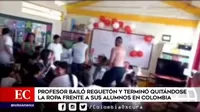 Colombia: Profesor se quitó la ropa durante celebración del Día del Maestro