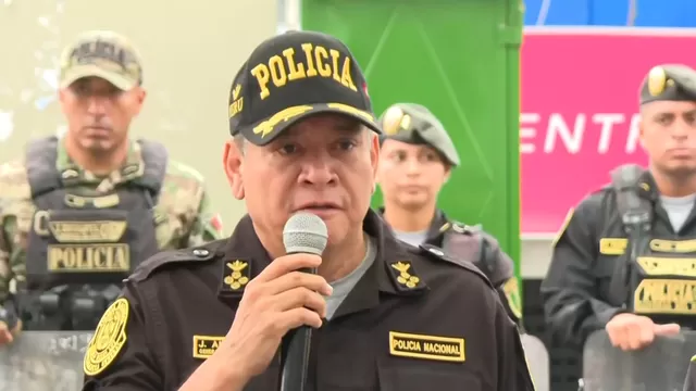 Comandante General de la PNP, Jorge Angulo, sobre Gamarra: Anunció despliegue de 360 policías