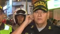 Comandante general PNP sobre 'El Español': "No tuve oportunidad de conocerlo"