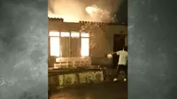 Comas: Adulta mayor falleció en incendio de su vivienda