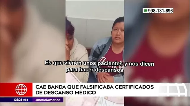 Comas: Banda falsificaba certificados de descanso médico