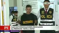 Comas: Policía capturó a extorsionadores extranjeros dedicados al gota a gota
