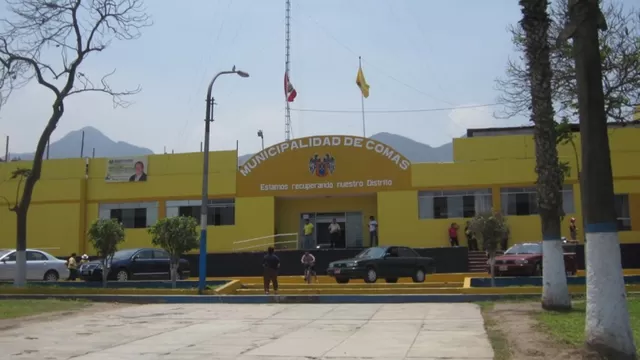 Municipalidad de Comas. Foto: Cortesía