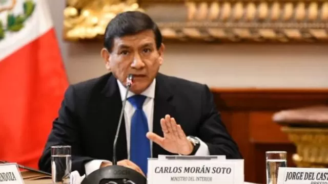 Carlos Morán, ministro del Interior (Foto: ANDINA)