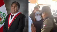  Congresista Jorge Flores Ancachi llegó a Puno para comparecer ante el Poder Judicial