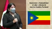 Congresista Limachi sobre cambio de bandera: "No es iniciativa mía, yo amo a mi país"