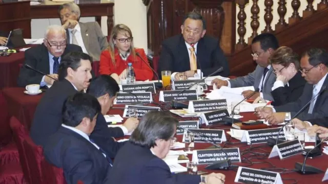 Comisión de Defensa del Congreso. Foto: Andina