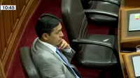 Congreso: Freddy Díaz presente en su curul previo a la votación de la reconsideración de su caso