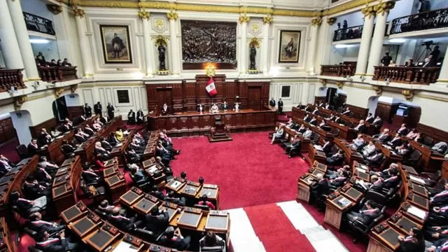 El Pleno del Congreso aprobó por amplia mayoría la moción / Foto: Andina
