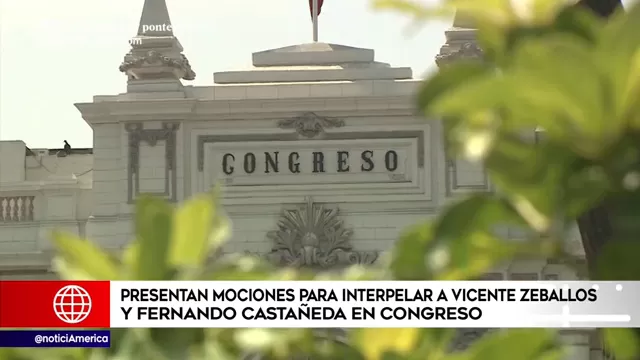 Bancada de UPP presentó mociones para interpelar a Vicente Zeballos y Fernando Castañeda 