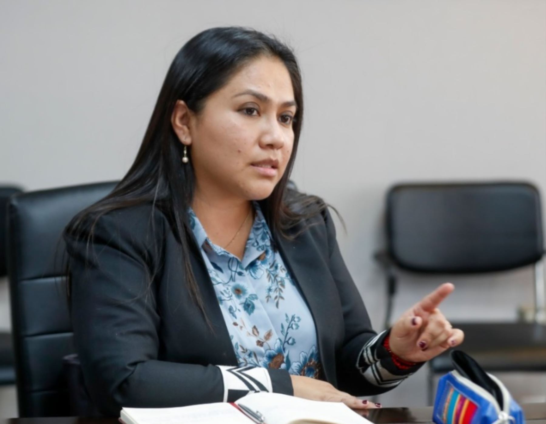 Heidy Juárez, congresista de Podemos Perú, fue acusada de recortar el sueldo a un trabajador de su despacho - Foro: Andina