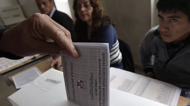 Al tratarse de un deber ciudadano, se impondrán multas por no acudir a votar / Andina