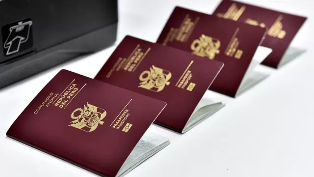 Pasaportes electrónicos. Foto: Andina