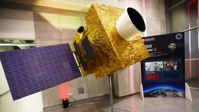Prototipo del satélite Perú SAT-1. Foto: Correo