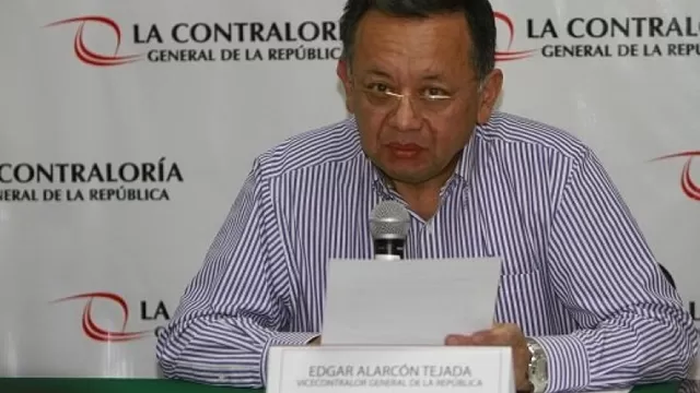 Edgar Alarcón, titular de la Contraloría de la República. Foto: Andina