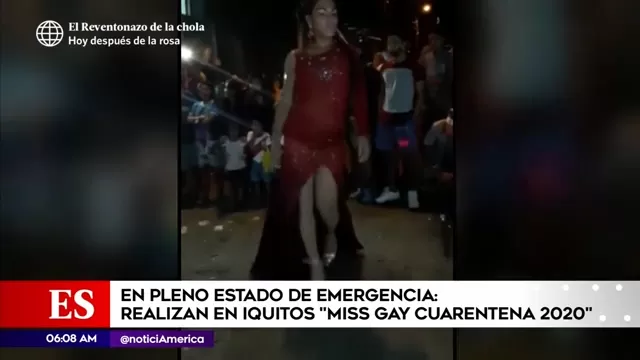 Iquitos: Realizan concurso 'Miss Gay Cuarentena 2020' pese a crisis por coronavirus