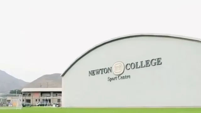 Newton College suspende clases. Foto: captura de video Canal N.