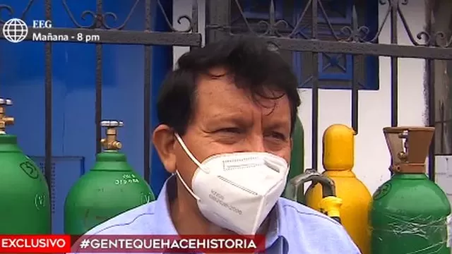 Coronavirus: Peruano que vende oxígeno no sube el precio a pesar de la alta demanda