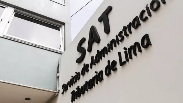 Servicio de Administración Tributaria de Lima (SAT). Foto: SAT 