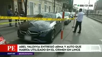 Crimen en Lince: Abel Valdivia entregó arma y auto que habría utilizado en asesinato